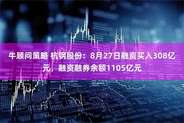 牛顾问策略 杭钢股份：8月27日融资买入308亿元，融资融券余额1105亿元