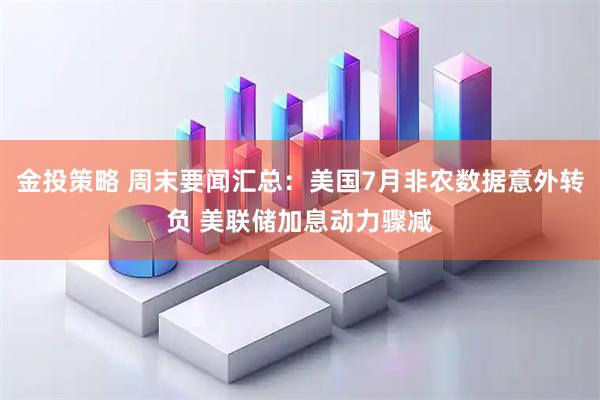 金投策略 周末要闻汇总：美国7月非农数据意外转负 美联储加息动力骤减